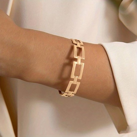 Lucardi Armbanden - Stalen armband bangle roseplated