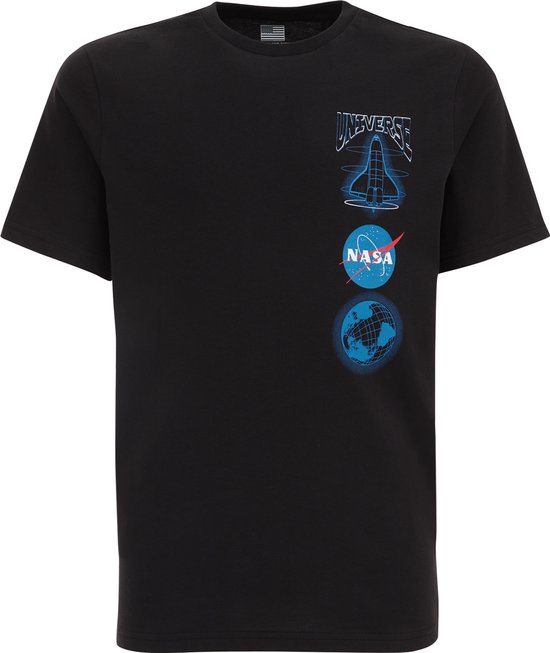 WE Fashion Jongens NASA®-T-shirt met opdruk