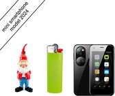 Slechts 8 bij 4 CM mini mobiele telefoon - Super kleine smartphone - Mobiel - USB - Bluetooth - Android 6.0 - Dual Sim - Dubbele Camera - Soyes P40 Mobiele Telefoon