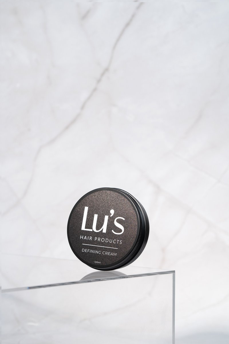 Lu's Hairproducts - Defining Cream voor Extreem Sterke Fixatie en Definitie - Perfect voor het Stylen en Vormen van Alle Haartypes