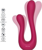 G Spot Vibrator met Clitoris stimulator Fuchsia