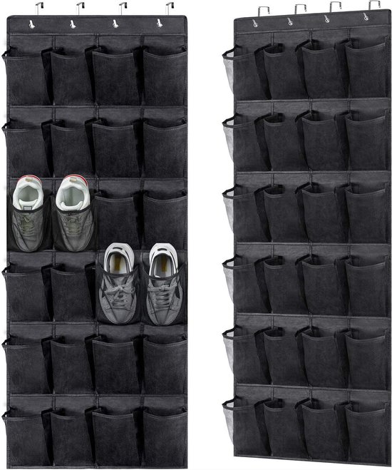 aleawol 12 stuks hangende ruiteverdeler, zwart, 40 x 40 c, doe-het