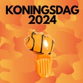 Opblaasbare Oranje Hulk Hand 50cm - Limited Edition - Koningsdag - EK Voetbal - Nederlands elftal - Fan Item - Festival - Formule 1