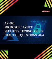 AZ-500: Microsoft Azure Security Technologies Latest Practice Questions 2024