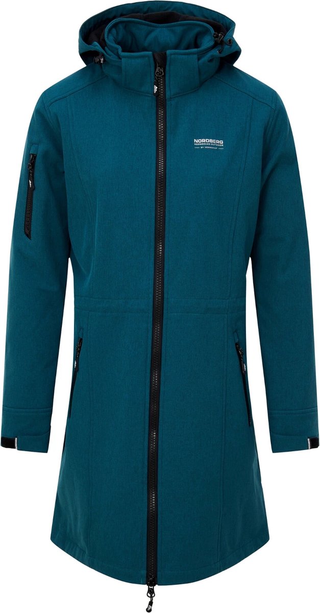 Nordberg Giselle Dames Softshell Ls01101-ln Kleur Blauw