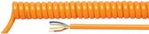 PUR-spiral cable H05BQ-F orange 3 G 1 mm² (WL 300 mm)