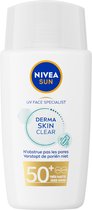 NIVEA SUN UV Face Derma Skin Clear - Contrôle des imperfections SPF50+ 40 ml