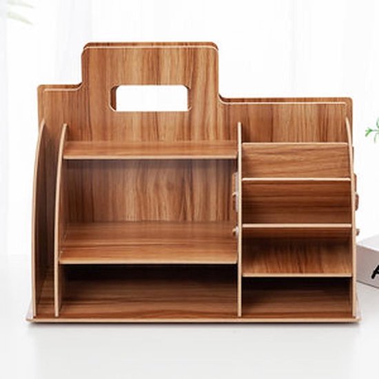 Navaris Organisateur de bureau - Boîte de rangement 33 x 24 x 26 cm en