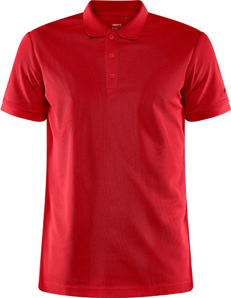930x1200.jpg Craft Unify Polo Heren - Rood | Maat: 3XL - Afbeelding 1