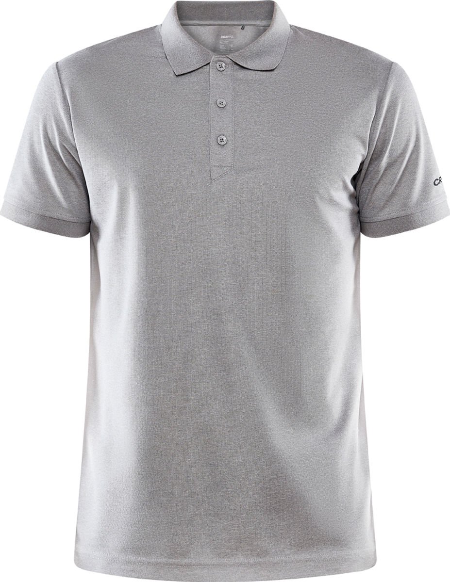 Craft Unify Polo Heren - Grijs Gemeleerd | Maat: XS