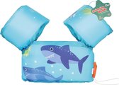 Gilet de sauvetage Qwali - Enfant - Requin - 2-6 ans - Gilets de sauvetage - 1 - Gilet de sauvetage - 15-30 kg - Bracelets - Flotteur - Ailes - Puddle jumper