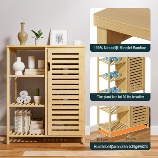 HOMCOM Magnetronkast, dressoir keuken met ladekast, bovenste plank, magnetronkast, keuken, opslag voor eetkamer, woonkamer, 60 x 40 x 131 cm, naturel en zwart HOMCOM Magnetronkast, dressoir keuken met ladekast, bovenste plank, magnetronkast, keuken, opslag voor eetkamer, woonkamer, 60 x 40 x 131 cm, naturel en zwart