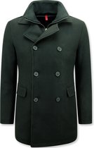 Parka Heren Winterjas - Heren winterjassen Volwassen - Overcoat Heren - Trenchcoat Heren - 805 - Zwarte Jas