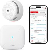 X-Sense Link+ Pro Slimme Rookmelder bundel - 1 XS01-M Rookmelder en SBS50 Base Station - Werkt via app - WiFi gateway - Draadloos RF koppelbaar - Brandalarm - Smart home