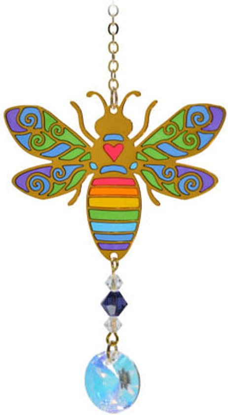 Suncatcher/Zonvanger/Zonnevanger - Bij Regenboog - Crystal Dreams - Handgemaakt - 20mm Kristal - L20cm