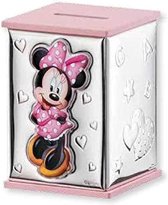 Disney Baby Minnie Spaarpot voor kinderen van kleurrijk zilver - leuk cadeau-idee voor meisjes