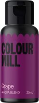 Colour Mill Aqua Blend Voedingskleurstof op Waterbasis - Grape - 20 ml