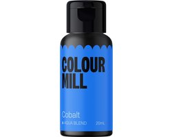 Colour Mill Aqua Blend Voedingskleurstof op Waterbasis - Cobalt - 20 ml