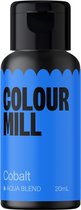 Colour Mill Aqua Blend Voedingskleurstof op Waterbasis - Cobalt - 20 ml