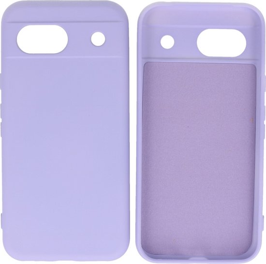 Coque adaptée pour Google Pixel 8A – Coque arrière Fashion – Coque en Siliconen – Violet