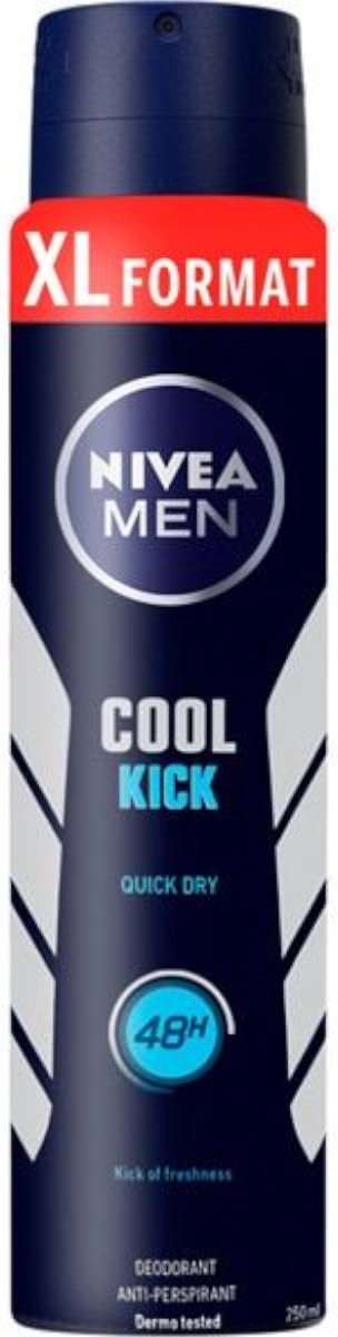 Goedkoopste Nivea Deospray Men - Cool Kick 250 ml