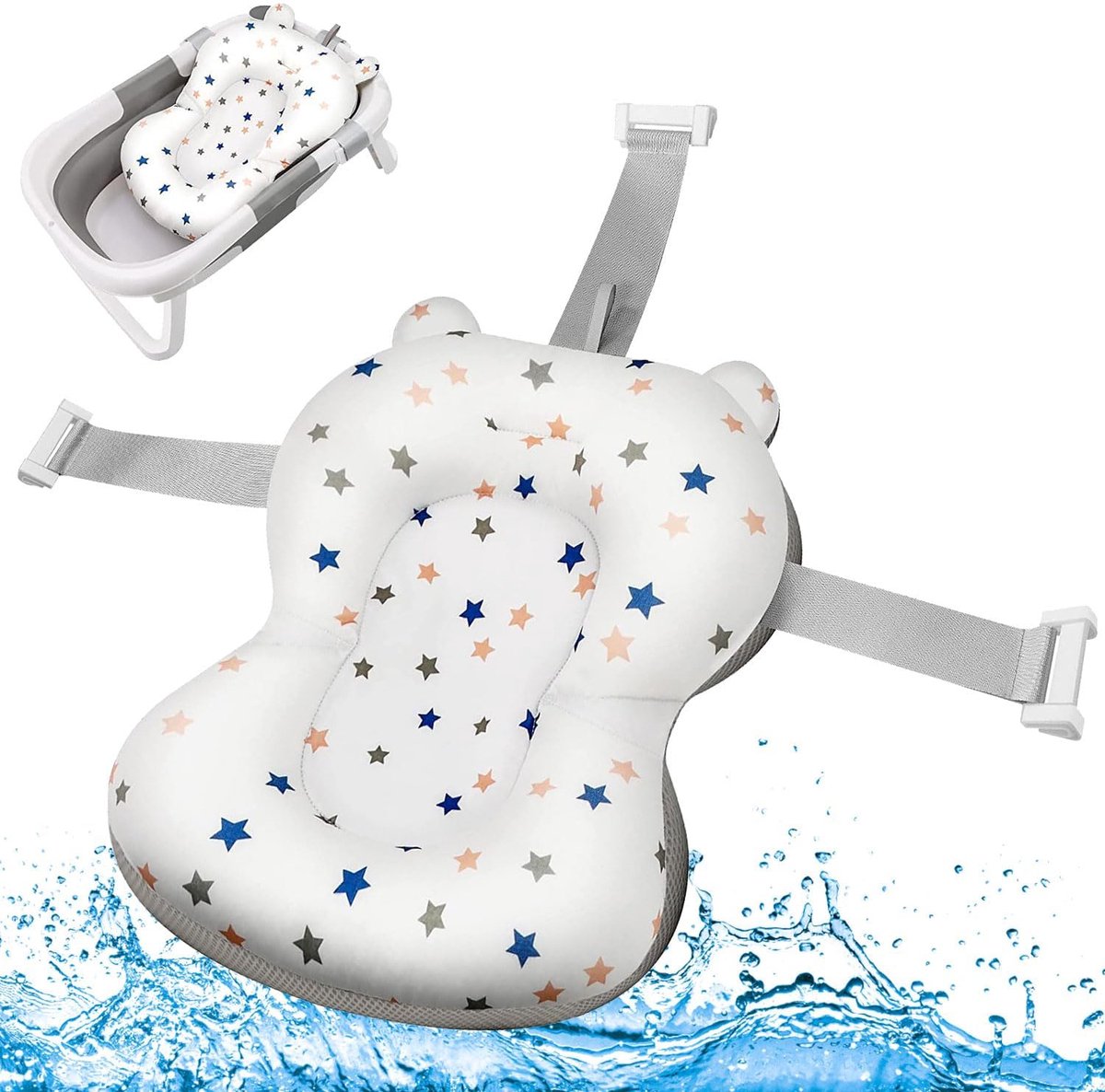 Goedkoopste Babybadkussen, babybadzitje voor pasgeborenen, babybadinzetstuk, babykuip voor pasgeborenen, inzetstuk voor pasgeborenen, inzetstuk voor babybad, babybadje, badzitje pasgeborenen