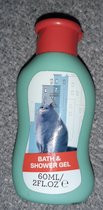 Life of pets bath & shower gel - 60 ml - travel - reisflesje - reisfles bad en douchegel - illumination - cat