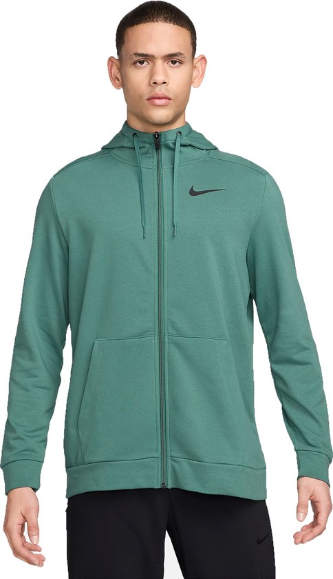 Nike Dri-Fit Hoodie - Fitness Sweater - Groen - Heren
