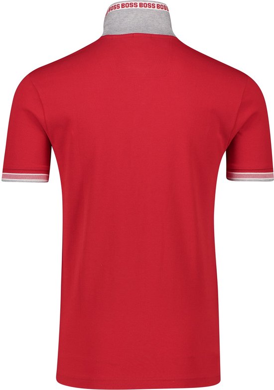Hugo Boss Polo manches courtes rouge