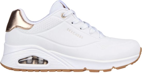 Skechers Uno - Gouden Air - Dames Sneakers - Wit