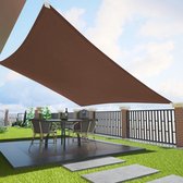 Bol.com luifel 3x4 m rechthoekige zonwering tuinbalkon en terras 95% UV-bescherming 185g/m² hoge dichtheidsstof waterdoorlatend ... aanbieding