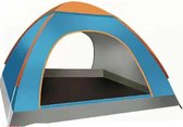 Tent - Automatische Opende Tent - Easy Up Tent - 2/3 Personen - 2 Kanten Opening - 200cm x 150cm x 100cm - Outdoor Tent - Indoor Tent - Camping Tent - Vakantie Tent - Incl. Opbergtas - Blauw/Oranje