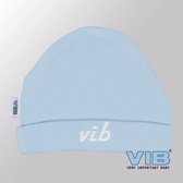 VIB® - Muts rond - VIB (Blauw) - Babykleertjes - Baby cadeau