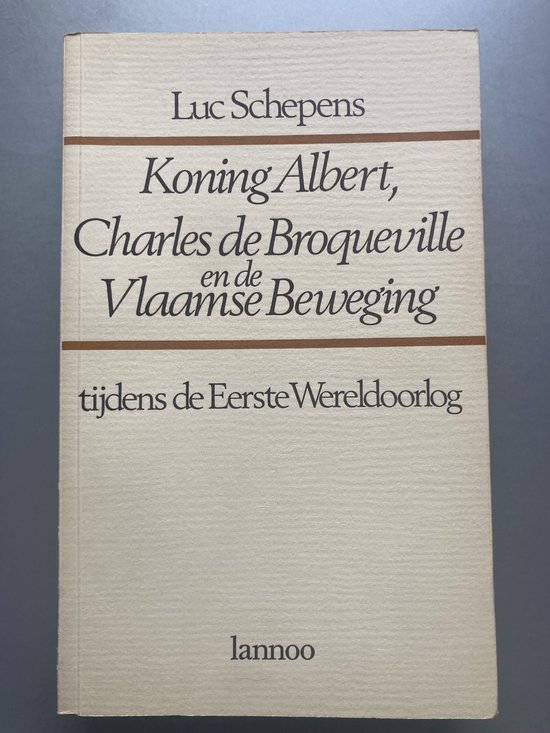 9789020910674 - Koning albert charles de broqueville