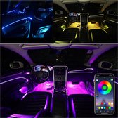 Auto sfeer verlichting ambient light interieur 6 in 1
