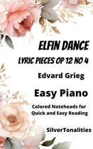 Elfin Dance Lyric Pieces Opus 12 Number 4 Easy Piano Sheet Music with Colored Notation