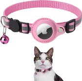 Halsband voor huisdier - Geschikt voor Apple Airtag - Halsband kat - Halsband hond - Roze -