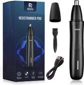 Risess® Neustrimmer Pro - Wenkbrauw en Oorhaar trimmer - Usb Oplaadbaar - Neushaartrimmer voor mannen - Multifunctioneel - Waterdicht