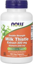 NOW Foods - Mariadistelextract, dubbele sterkte 300 mg (100 capsules)