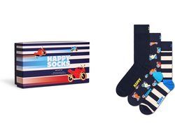 Happy Socks - 3-pack Marine Coffret cadeau Taille 41-46