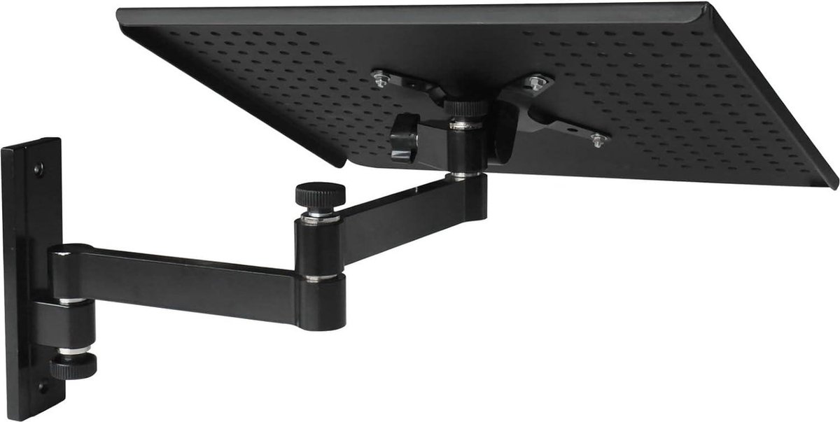 DRALL INSTRUMENTS Universal Laptop Notebook Halterung Adapter | für Wandhalterung mit VESA 75 - weiß Modell: IP3W Laptop Halterung