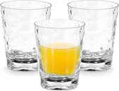 Leknes Drinkglas Gloria - 1x - transparant - onbreekbaar kunststof - 470 ml - camping/verjaardag/peuters