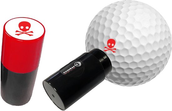 Asbri Golf Ball Stamper Skull - golfbalstempel van Asbri — afbeelding 2