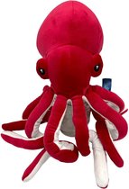 Octopus - Knuffel - Rood - 40 cm - Pluche