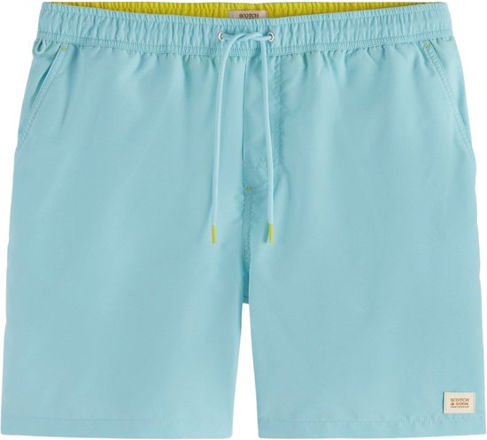 Scotch & Soda Mid Length Swim Short Solid Heren Zwembroek - Maat S