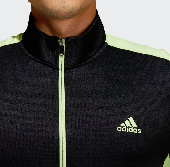 Adidas Lichtgewicht Quater Zipp Sweater Black Pullim van adidas — afbeelding 2