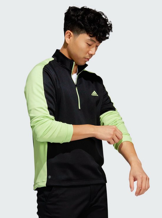 Adidas Lichtgewicht Quater Zipp Sweater Black Pullim van adidas — afbeelding 5