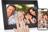 Digitale fotolijst wifi 8 inch touchscreen, elektronische fotolijst 16 GB geheugen, automatische rotatie, voor ouders, echtparen, vrienden, familie