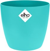 Elho Brussels Orchidée 12.5 - Pot De Fleurs pour Intérieur - Ø 13.0 x H 11.5 cm - Bleu