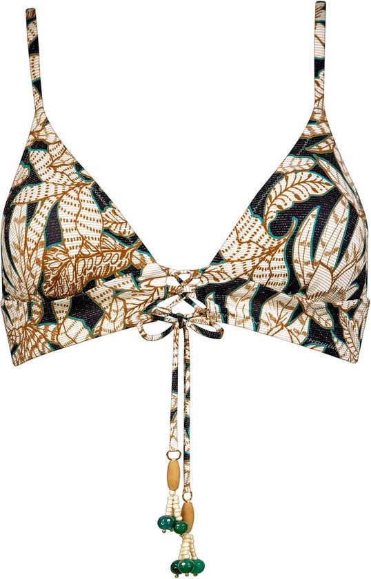 Watercult - Les Côtes Triangel Bikini Top - maat 36C - Print/Meerkleurig